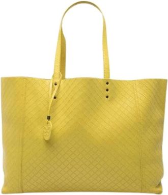 Bottega Veneta Pre-owned Tote Bags, female, Yellow, Size: ONE SIZE Pre-owned Tote Bag