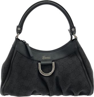 Gucci Black Denim Shoulder Bag (Pre-Owned)