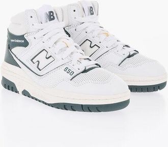 New Balance Leather High-Top Sneakers with Side Logo size 37,5