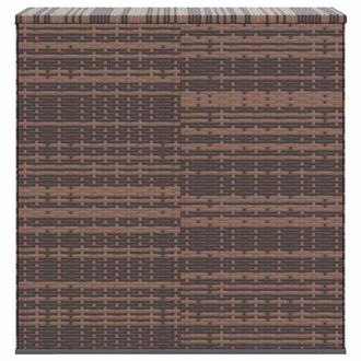 Berkfield Home Durable Garden Cushion Box PE Rattan 100x49x103.5 cm Brown