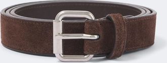 The Row Geo suede belt