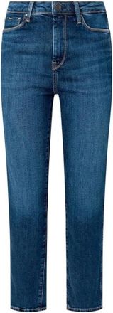 Pepe Jeans London Rechte jeans - Dames - Regular Fit Jeans - Blauw - W26 L30 - Katoen - Jeans