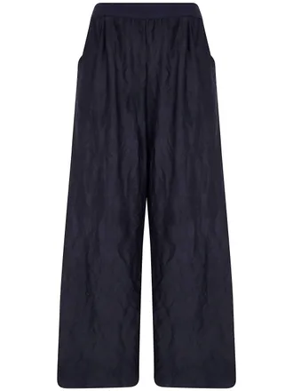 Maria Calderara Pants Faux Suede Trousers