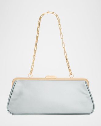 Cult Gaia Matilde Satin Clutch Bag