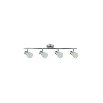 Fabrilamp Regleta De 4 Luces Para Ba&ntilde;o Modelo Cholo Cromo/niquel