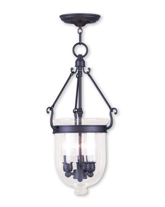 Livex Lighting Livex Jefferson 3-Light Bronze Chain Lantern