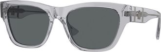 Versace VE4457 543287 Mens Sunglasses Grey Size 55
