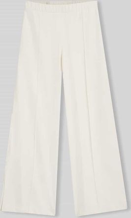 HUGO BOSS Relaxed Fit Wide Leg Hose Modell TAJILA in Offwhite, Gr&ouml;&szlig;e 42