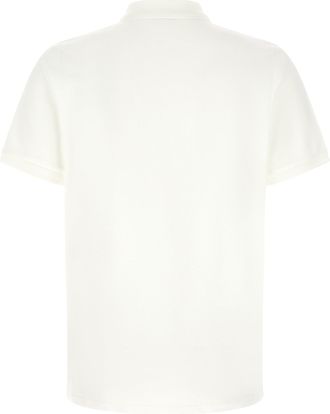 Moncler Cotton Piqu&eacute; Polo Shirt - White
