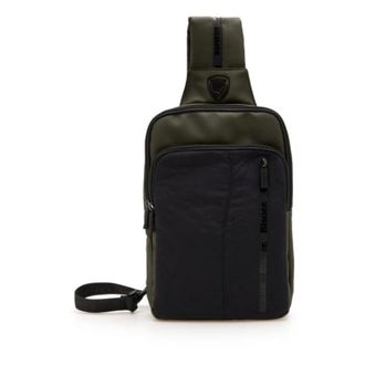 Blauer Waxed Sling Back - - Bags - Uomo - Nero - ONE SIZE