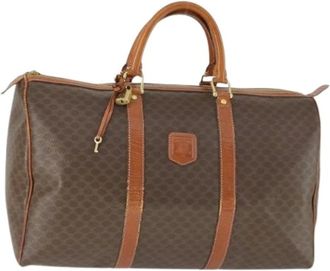 Celine Pre-owned Weekend Bags, female, Brown, Size: ONE SIZE Pre-owned Vintage Plastic Weekend Bag
