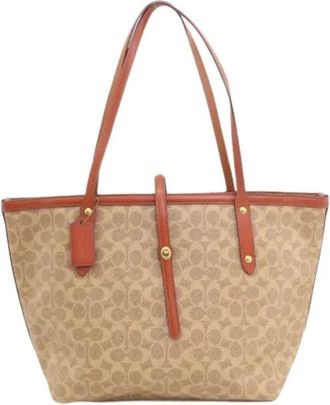 Coach Pre-owned Tote Bags, female, Brown, Size: ONE SIZE Pre-owned Tote Bag