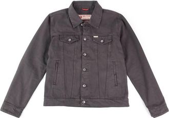 Iron And Resin Mens 1St Gen Bull Denim Rambler Jacket In Charcoal