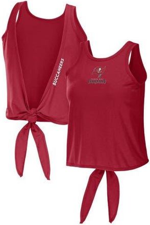 WEAR by Erin Andrews Womens WEAR by Erin Andrews Red Tampa Bay Buccaneers Open Back Twist Tie Tank Top at Nordstrom, Size Xx-Large