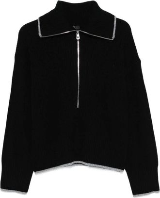 Pinko Stijlvolle Sweaters Collectie - Dames - Coltruien - Zwart - M - Truien & Vesten