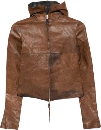 Ma+ Giacca in pelle - Marrone