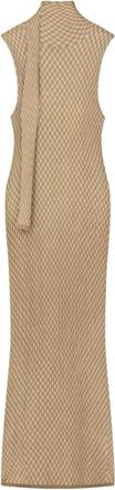 &Aacute;eron Karina Dress - Dames - Maxi kleedjes - Beige - L - Kleedjes