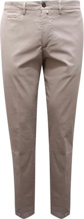BRIGLIA 1949 Slim Fit Broeken - Heren - Chinos - Grijs - 3XL - Katoen - Broeken