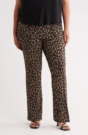 Spanx Ponte Zero Micro Flare Pants in Brown Multi at Nordstrom Rack, Size 2 X