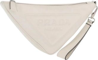 Prada Pre-owned Clutches, female, Beige, Size: ONE SIZE Pre-owned Vintage Clutch Bag