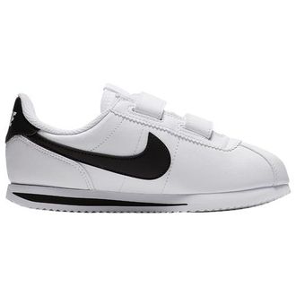 Nike Boys Cortez - Preschool Running Shoes White/Black Size 10.5