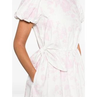 Self Portrait Floral Print Dress - White