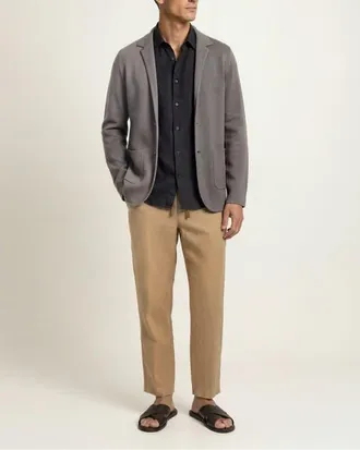 Orlebar Brown Rainer Tailored Merino Wool Blazer in Dark Bronze at Nordstrom, Size Xx-Large