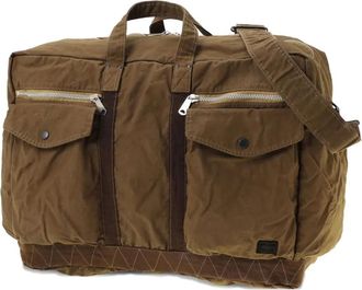 Porter-Yoshida & Co. Shopper met ritszak - Bruin