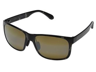 Maui Jim Red Sands Fashion Sunglasses Black/Grey Tortoise/HCL Bronze, Nylon