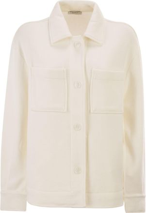 Dondup Viscose Blend Shirt Jacket