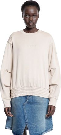 Moncler Pleated Sleeve Cotton Sweatshirt