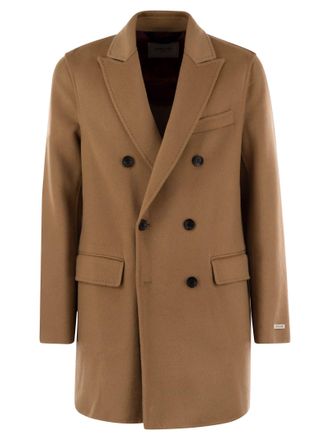 Paltò Gregorio Doppelbrust mit doppelten Lance -Revers