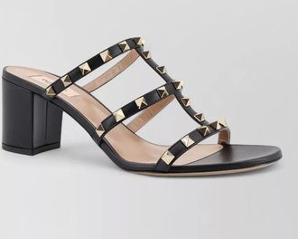 Valentino Garavani rockstud leather sandals side stud straps