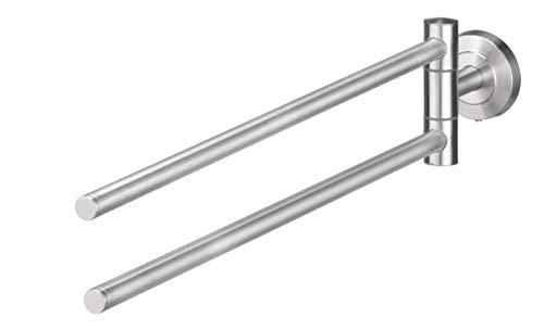Badezimmer-Set Gebürstetes Nickel (8-teilig) – Mit 61 Cm Handtuchstange, Ring, Haken & Toilettenpapierhalter Aus Edelstahl