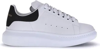 Alexander McQueen White Calf Leather Bos Taurus Platform Mens Sneakers