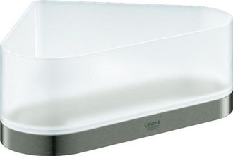 GROHE Estante De Ducha De Esquina Selection Con Soporte De Grafito Duro Cepillado