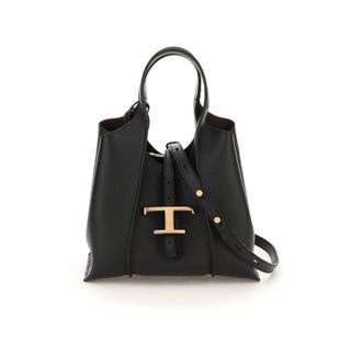 Tod's T Timeless Mini Leather Shopping Bag