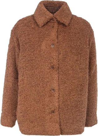 Aspesi Giacca camicia ecofur - Jackets - Mujer - Marr&oacute;n - XS
