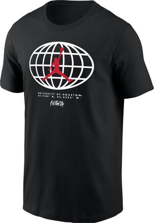 Nike Houston Cougars Street Style Nike Mens NCAA Short-Sleeve T-Shirt in Black | M11332P124UNHO-BLK