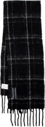 Our Legacy Zwart Wol Alpaca Sjaal - unisex - Wintersjaals - Zwart - ONE Size - Wol - Accessoires