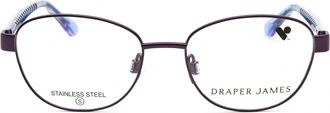 Draper James DJ1017 Metal Oval Eyeglasses - Purple