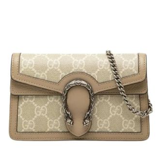 Gucci Borsa a tracolla Pre-owned con patta - - Pre-owned - Donna - Beige - ONE SIZE