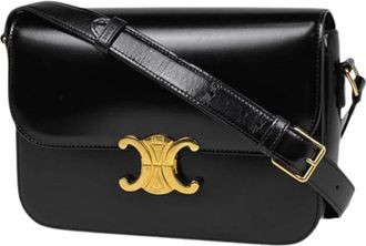 Celine Pre-owned Vintage Schoudertas - Dames - Vintage Schoudertas - Zwart - ONE Size - Leer - Vintage