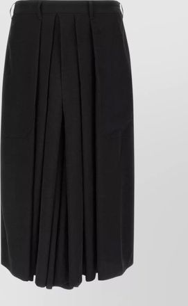 Yohji Yamamoto hakama style trousers belt loops pleats