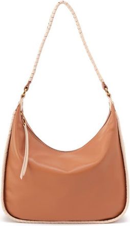 Hobo Large Mia Leather Crescent Hobo in Warm Cashew at Nordstrom