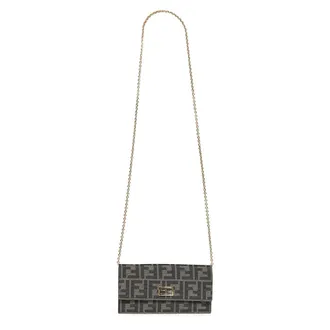 Fendi Dames, Tassen, Bruin, Maat: ONE Size Katoen