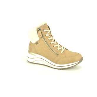 Remonte Hoog Runner N.+ Wol - Dames - Schoenen - Bruin - Maat: 36 EU Wol