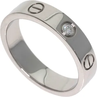 Cartier Love White Gold (18K) Band Ring (Pre-Owned)