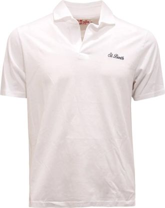 MC2 Saint Barth Polo Shirts, male, White, Size: 2XL Brighton Polo Shirt