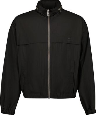 Ami Zwarte windjack Alexandre Matiussi - Heren - Zomerjassen - Zwart - XS - Jassen